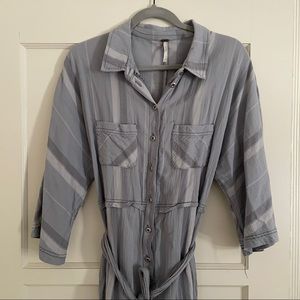 Free People 3/4 sleeve romper